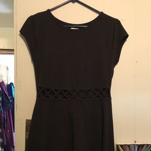 Black cutout dress